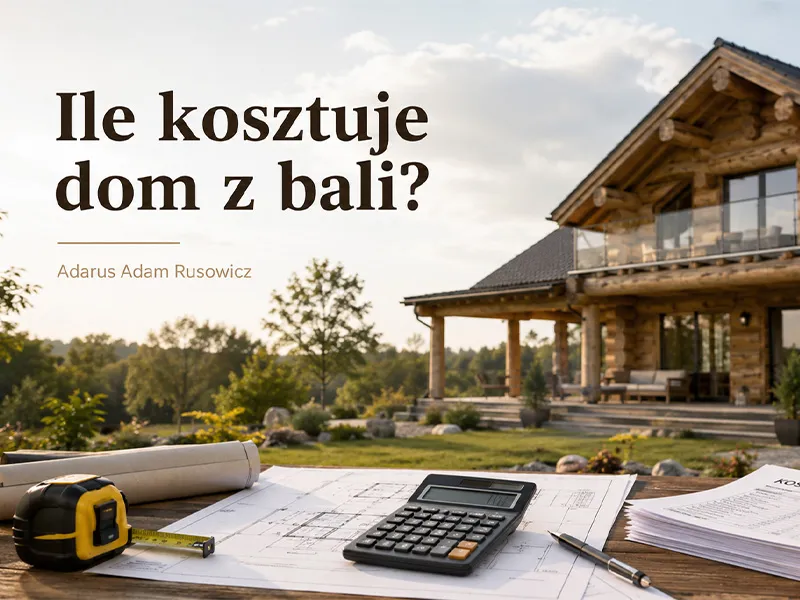 Od czego zależy cena domu z bali drewnianych?